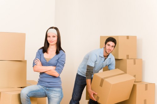 Swiss Cottage moving van helping with furniture transport