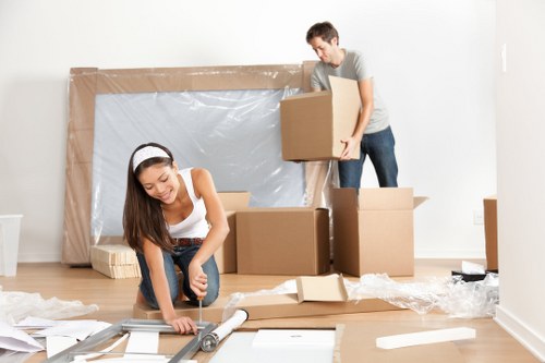 Office relocation planning in Swiss Cottage with packing and logistics preparation