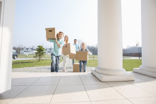 Local team handling business furniture and office equipment for a move in Swiss Cottage