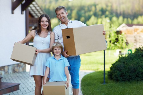 Careful loading for a Swiss Cottage apartment removal
