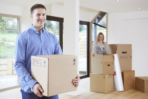 Man and van service preparing a move in Swiss Cottage