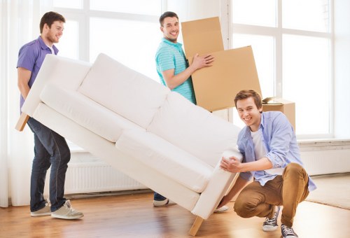 Commercial moving truck service for offices and business moves in Swiss Cottage