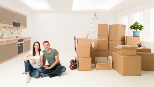 Local packing preparation checklist with boxes and labels