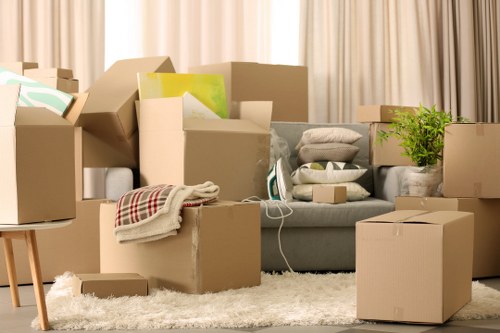 Local movers planning access and parking for a Swiss Cottage furniture move