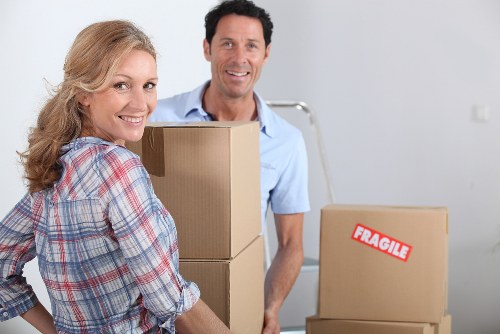 Packing and moving boxes for a Swiss Cottage house or flat move